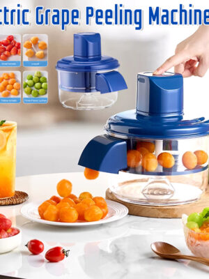 Automatic Electric Grape Peeler Electric Rechargeable Fruit Peeling Machine Hands-Free Skin Remover Home Kitchen Supplies Kitchen Gadgets